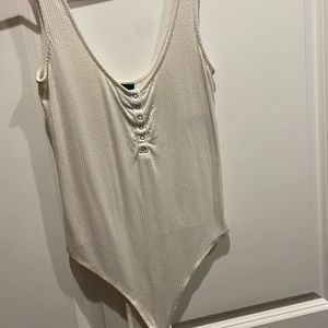 White Wild Fable Bodysuit